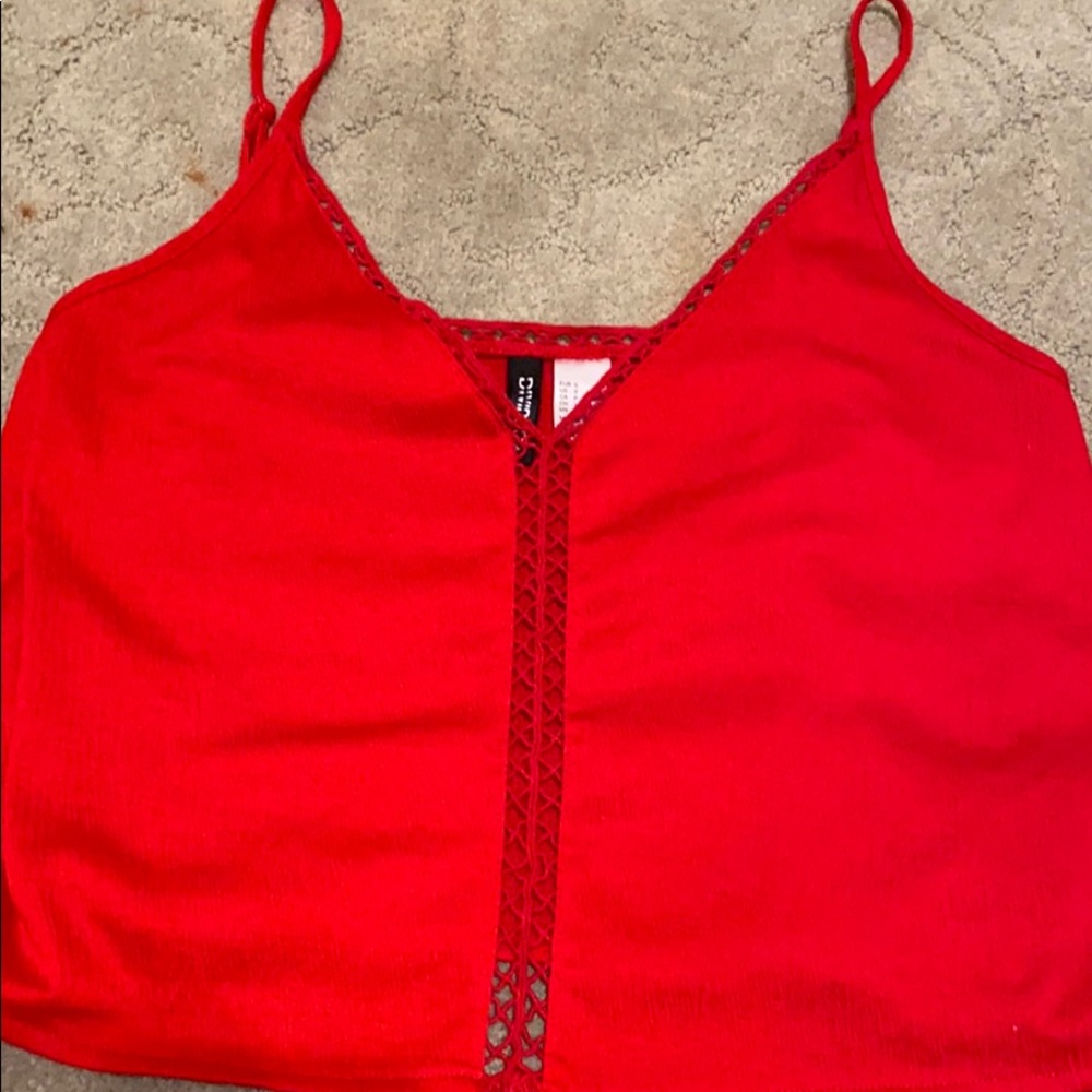 Red Crop Top